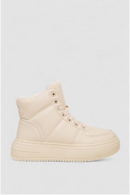 Черевики жіночі зимові на хутрі  -уцінка, колір бежевий, 248RTM170-U-2