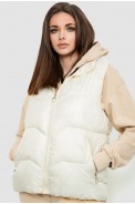 Жилет женский  -уценка, цвет молочный, 244R7011-U-8 - фото № 0