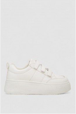 Кроссовки женские демисезонные на платформе  -уценка, цвет белый, 243R2024-11-U-2