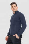 Кофта чоловіча на блискавці з кишенями  -уцінка, колір синій, 161R1053-U - фото № 2
