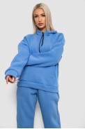 Спортивний костюм жіночий на флісі, колір джинс, 238R5726 - фото № 1