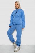 Спортивний костюм жіночий на флісі, колір джинс, 238R5726 - фото № 2