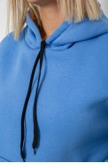 Спортивний костюм жіночий на флісі, колір джинс, 238R5726 - фото № 4