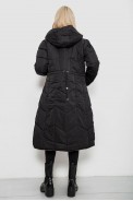Куртка женская двусторонняя зимняя, цвет черный, 244R24115 - фото № 2