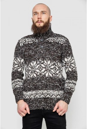 Светр чоловічий, колір коричневий, 214R10321