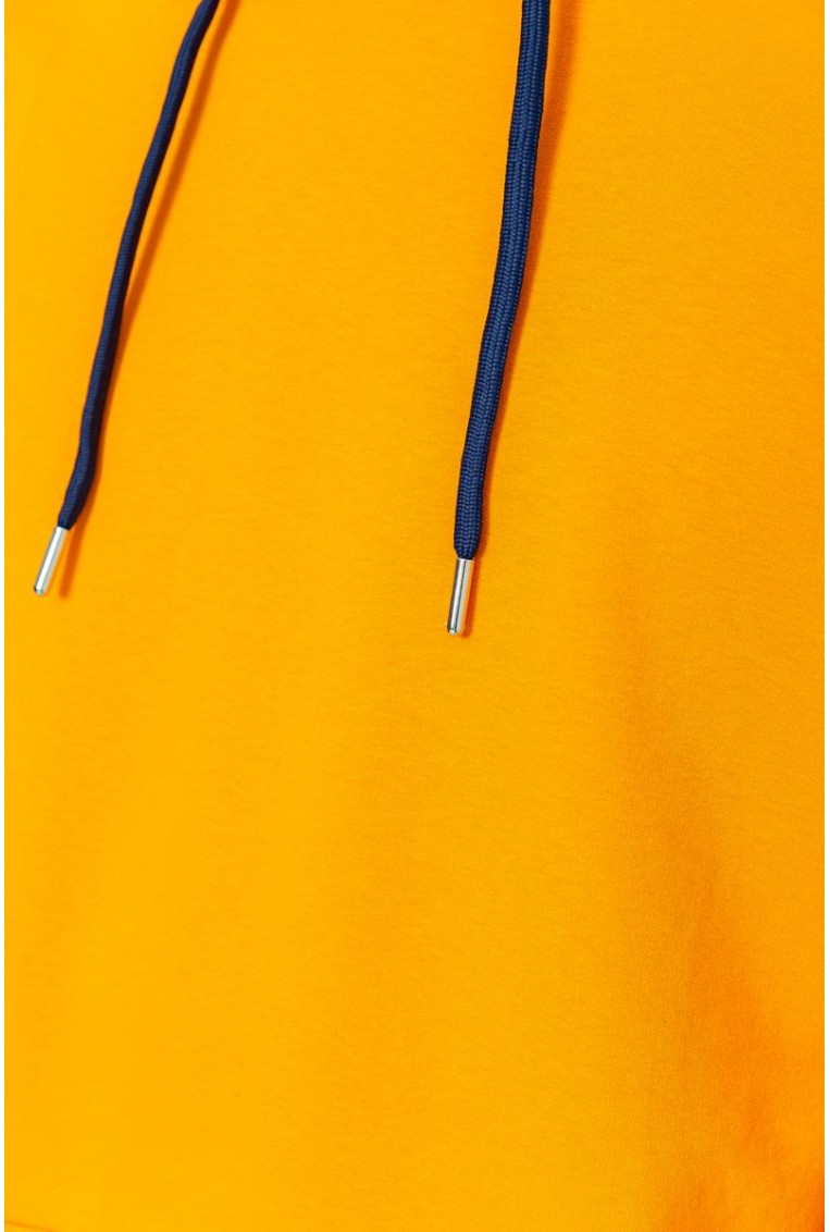 Купити Худі чоловічий однотонний, колір помаранчевий, 167R532 - Фото №5