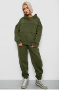 Спортивный костюм женский на флисе, цвет хаки, 247R10765 - фото № 0