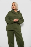 Спортивный костюм женский на флисе, цвет хаки, 247R10765 - фото № 1