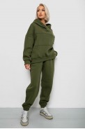 Спортивный костюм женский на флисе, цвет хаки, 247R10765 - фото № 2