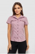 Сорочка жіноча однотонна  -уцінка, колір пудровий, 230R068-1-U-295 - фото № 0