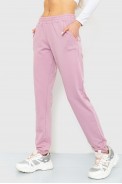 Спорт штаны женские двухнитка, цвет пудровый, 226R030 - фото № 2