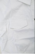 Рубашка женская однотонная  -уценка, цвет белый, 230R068-1-U-296 - фото № 6