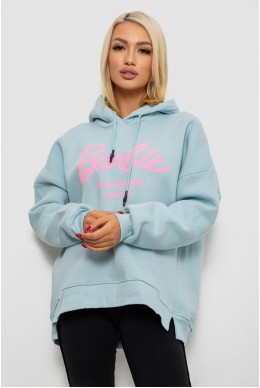 Худі жіночий утеплений  -уцінка, колір блакитний, 244RK707-U