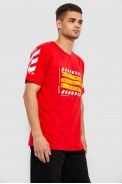 Футболка мужская с принтом, цвет красный, 244R2530 - фото № 2