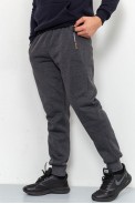 Спортивні штани чоловічі на флісі, колір грифельний, 184R8755