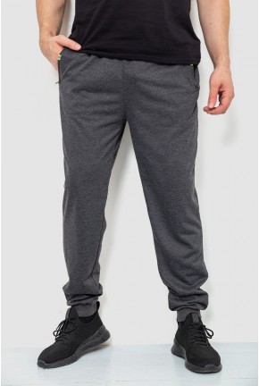 Спорт штаны мужские двухнитка, цвет темно-серый, 244R41298