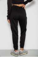 Спортивні штани жіночі на флісі  -уцінка, колір чорний, 238R57012-U-1 - фото № 3
