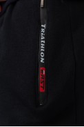 Спорт штаны мужские на флисе, цвет черный, 184R8755 - фото № 4