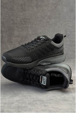 Кроссовки мужские демисезонные, цвет черно-серый, 248RH267