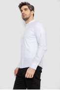 Сорочка чоловіча однотонна  -уцінка, колір білий, 186R2033-U-1 оптом - фото № 2