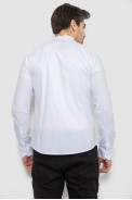 Рубашка мужская однотонная  -уценка, цвет белый, 186R2033-U-3 оптом - фото № 3