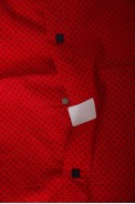Рубашка мужская с принтом  -уценка, цвет красный, 186R7338-U - фото № 5