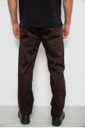 Брюки мужские классические, цвет шоколадный, 243RXK39-2 оптом - фото № 3