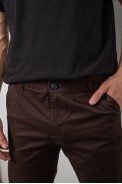 Брюки мужские классические, цвет шоколадный, 243RXK39-2 оптом - фото № 4