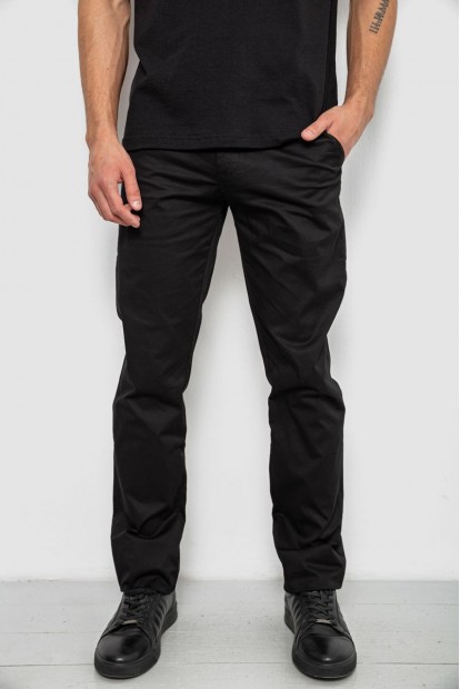 Брюки мужские классические, цвет черный, 243RXK39-2