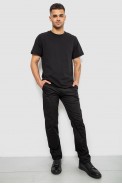 Брюки мужские классические, цвет черный, 243RXK39-2 оптом - фото № 1
