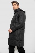 Куртка мужская зимняя удлиненная  -уценка, цвет черный, 244RH76-30D-U - фото № 3