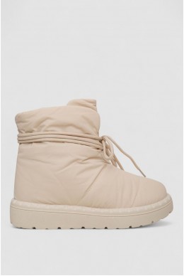 Дутики жіночі зимові на хутрі  -уцінка, колір світло-бежевий, 248RFM600-U