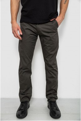 Брюки мужские классические, цвет хаки, 243RXK39-2