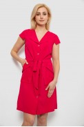 Платье софт однотонное, цвет розовый, 230R028 - фото № 0