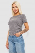 Футболка женская с принтом, цвет серый, 221R3303 - фото № 2