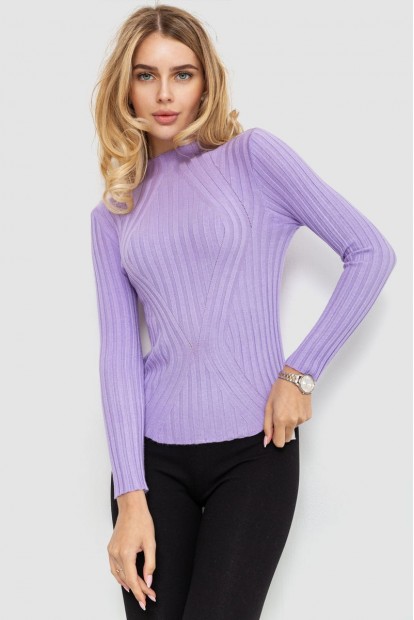 Гольф жіночий однотонний  -уцінка, колір бузковий, 204R038-U