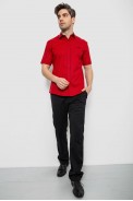 Рубашка мужская с принтом, цвет красный, 186R7302 - фото № 1