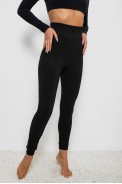 Лосины утепленные на меху, цвет черный, 139RW1869 - фото № 2