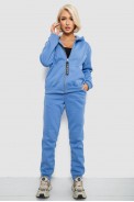 Спортивный костюм женский на флисе, цвет джинс, 257R86 - фото № 0