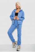 Спортивный костюм женский на флисе, цвет джинс, 257R86 - фото № 2