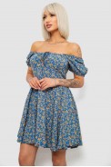 Платье женское с принтом софт, цвет джинс, 257R811 - фото № 2