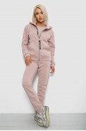 Спортивный костюм женский на флисе, цвет пудровый, 257R86 - фото № 0
