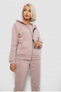 Спортивный костюм женский на флисе, цвет пудровый, 257R86 - фото № 1