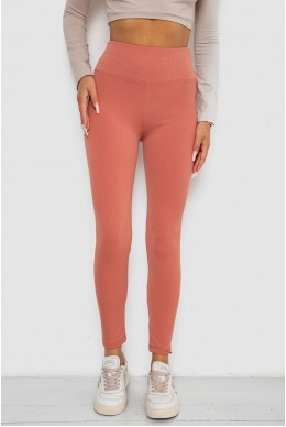 Лосини в рубчик  -уцінка, колір пудровий, 238R58202-U-13