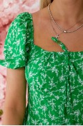 Платье женское с принтом софт, цвет зеленый, 257R811 - фото № 6