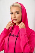 Спортивный костюм женский двухнитка  -уценка, цвет розовый, 214R1419-006-U-23 - фото № 5