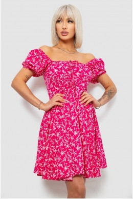 Платье женское с принтом софт, цвет розовый, 257R811