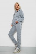 Спортивный костюм женский на флисе, цвет светло-серый, 257R86 - фото № 2