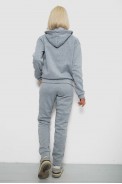 Спортивный костюм женский на флисе, цвет светло-серый, 257R86 - фото № 3