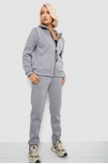 Спортивный костюм женский на флисе, цвет серый, 257R86 - фото № 2